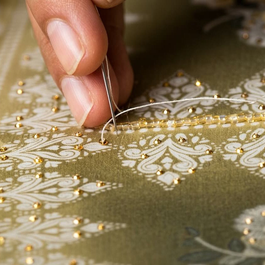 hand embroidery jalabiya