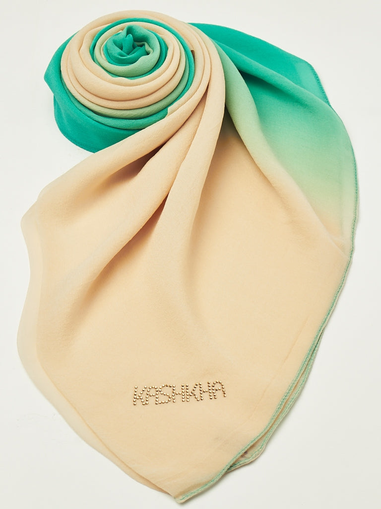 Ombre Silk Chiffon ScarvesKashkha