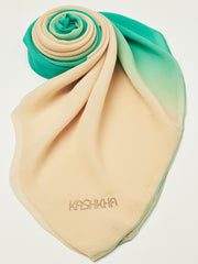 Ombre Silk Chiffon ScarvesKashkha